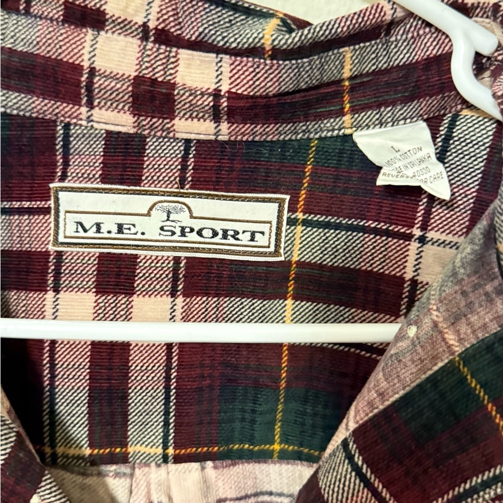 M.E. Sport Plaid Shirt